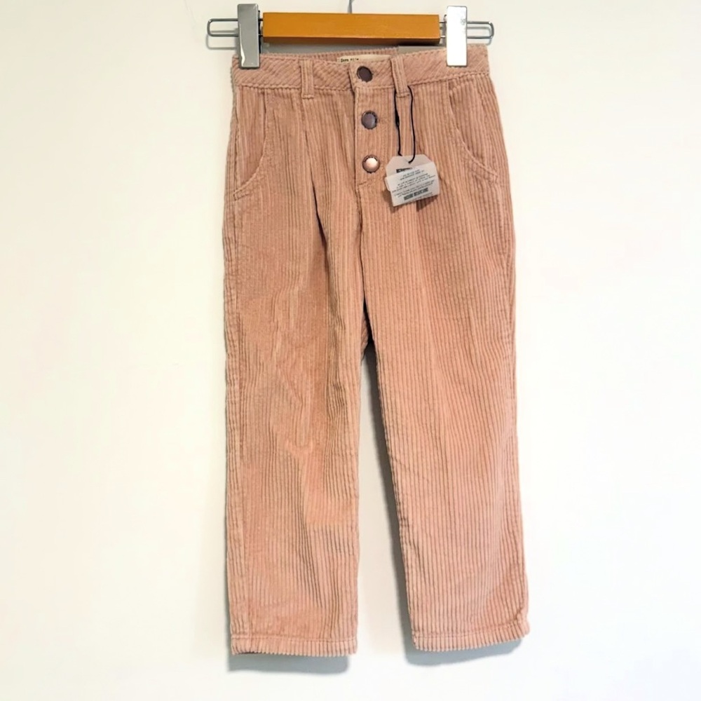 Zara corduroy pants size 5 years NWT